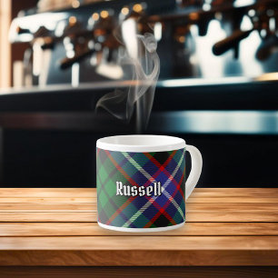 Clan Russell Tartan Espresso Kop
