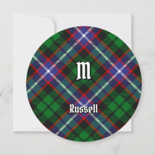 Clan Russell Tartan Kaart