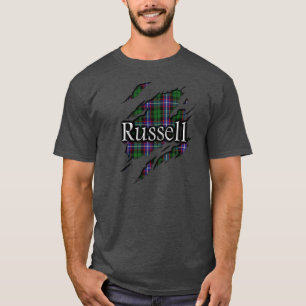 Clan Russell Tartan Spirit Shirt