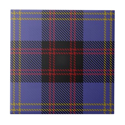 Clan Rutherford Scottish Expressions Tartan Tegeltje (Voorkant)