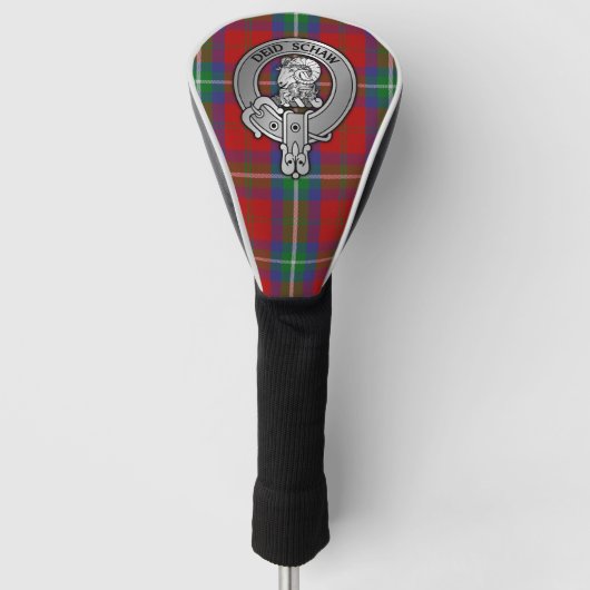 Clan Ruthven Crest & Tartan Golfheadcover (Voorkant)