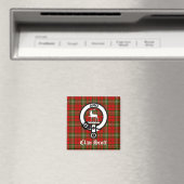 Clan Scott Crest Badge en Tartan Magneet (Insitu (Vaatwasser))