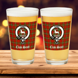 Clan Scott Crest Badge & Tartan  Glas