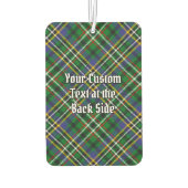 Clan Scott Crest over Green Tartan Air Freshener Luchtverfrisser (Achterkant)