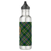 Clan Scott Crest over Green Tartan Waterfles (Rechts)