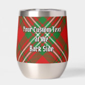 Clan Scott Crest over Red Tartan (Achterkant)