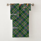 Clan Scott Crest sur Green Tartan (En situation)