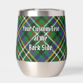 Clan Scott Crest sur Green Tartan (Arrière)