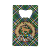 Clan Scott Crest sur Green Tartan (Devant)