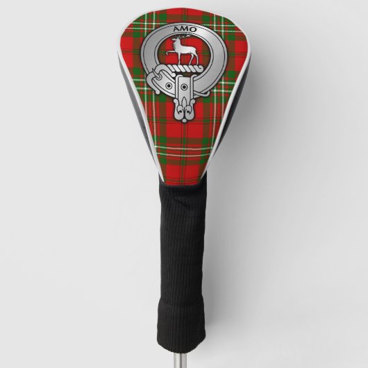 Clan Scott Crest & Tartan Golfheadcover (Voorkant)