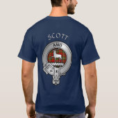 Clan Scott Crest & Tartan T-shirt (Achterkant)