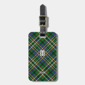 Clan Scott Green Tartan Bagagelabel (Voorkant verticaal)