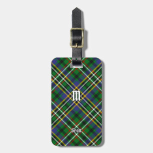Clan Scott Green Tartan Bagagelabel