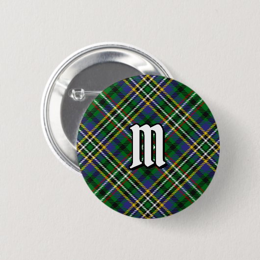 Clan Scott Green Tartan Button (Voorkant /achterkant)