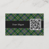 Clan Scott Green Tartan Carte de visite (Dos)