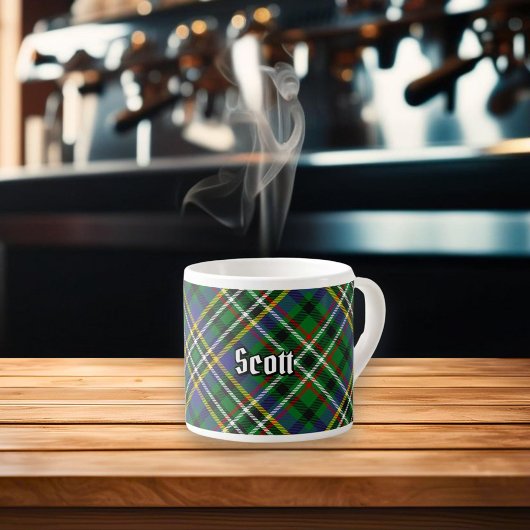 Clan Scott Green Tartan Espresso Kop