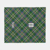 Clan Scott Green Tartan Fleece Blanket (Voorkant (Horizontaal))