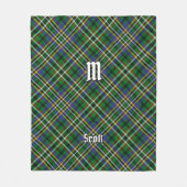 Clan Scott Green Tartan Fleece Blanket Deken (Voorkant)