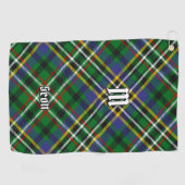 Clan Scott Green Tartan Golf Towel Golfhanddoek (Horizontaal)