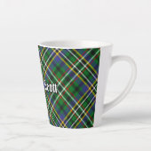 Clan Scott Green Tartan Latte Mug (Droite)