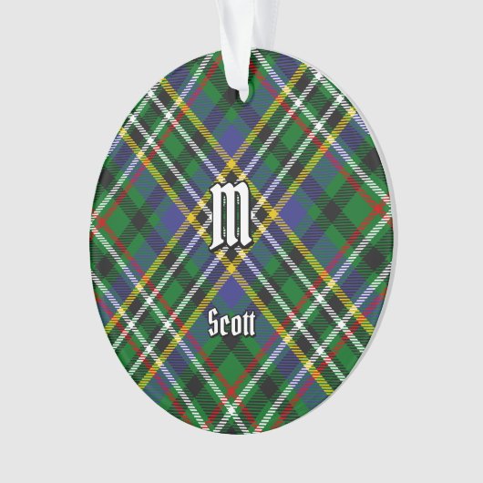 Clan Scott Green Tartan Orament (devant)