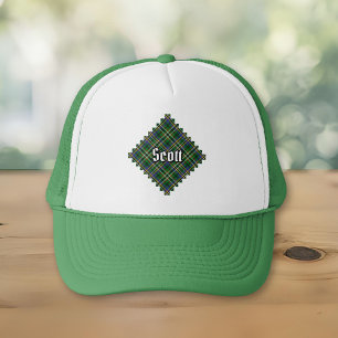 Clan Scott Green Tartan Trucker Hat Pet