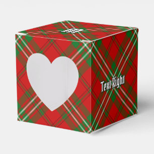 Clan Scott Red Tartan Favor Box Bedankdoosjes