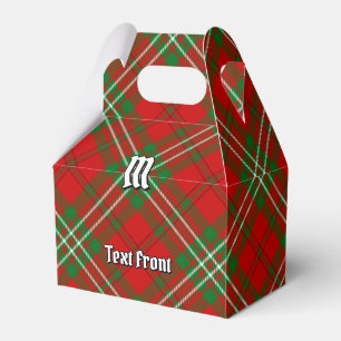 Clan Scott Red Tartan Favor Box Bedankdoosjes