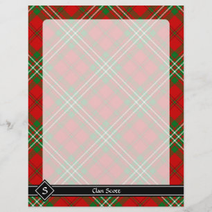 Clan Scott Red Tartan Flyer