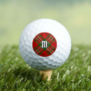 Clan Scott Red Tartan Golf Balls Golfballen