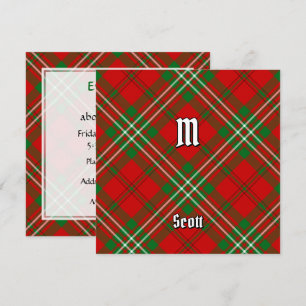 Clan Scott Red Tartan Kaart