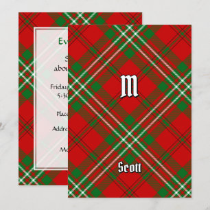 Clan Scott Red Tartan Kaart