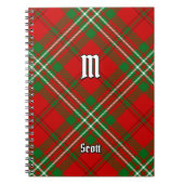 Clan Scott Red Tartan Notitieboek (Voorkant)