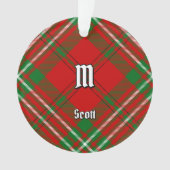 Clan Scott Red Tartan Orament (devant)