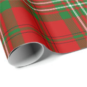 Clan Scott Red Tartan Wrapping Paper Cadeaupapier (Rol Hoek)