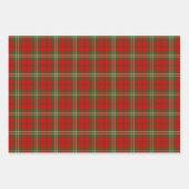 Clan Scott Red Tartan Wrapping Paper Sheets (Voorkant)