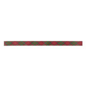 Clan Shaw Classic Red Green Tartan Lint (Voorkant)