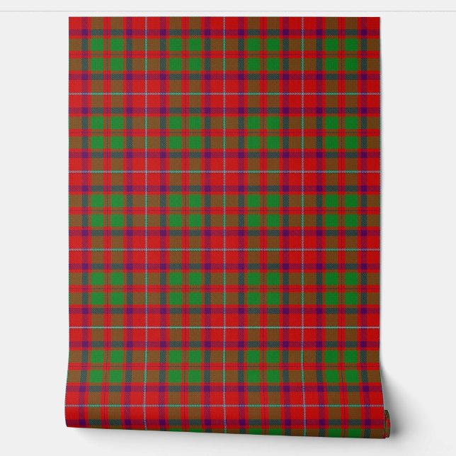 Clan Shaw Tartan Behang (Afrollen)