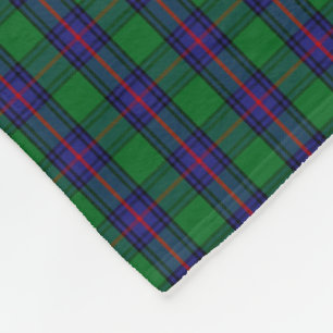 Clan Shaw Tartan Fleece Deken