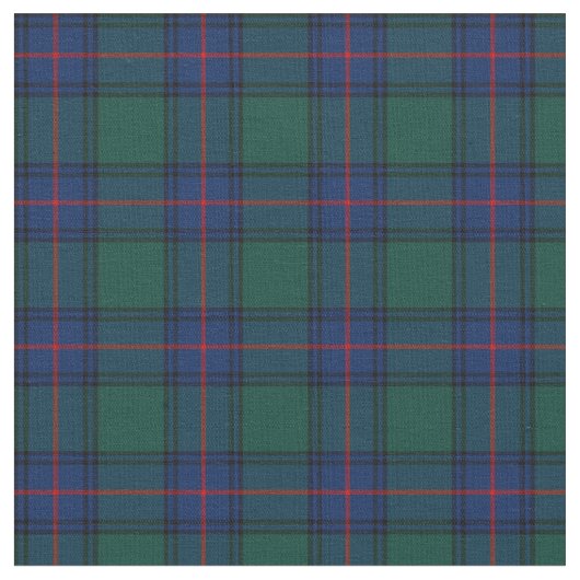 Clan Shaw Tartan Stof (Close Up)