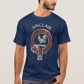 Clan Sinclair Crest & T-Shirt Tartan (Devant)