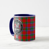 Clan Sinclair Crest & Tartan Mug (Devant gauche)