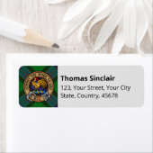 Clan Sinclair Hunting Tartan Etiket (Insitu)