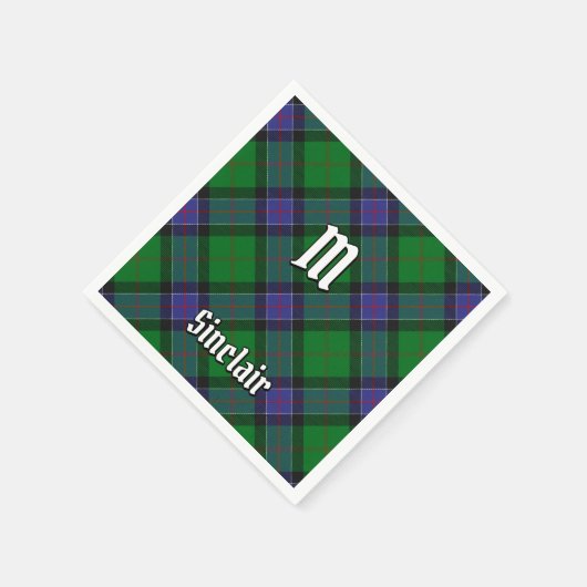 Clan Sinclair Hunting Tartan Servet (Hoek)