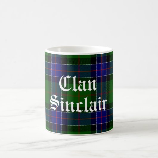 Clan Sinclair Tartan  Koffiemok (Center)
