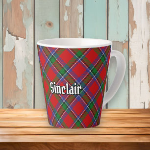 Clan Sinclair Tartan Latte Mok