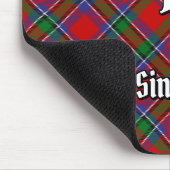 Clan Sinclair Tartan Muismat (Hoek)