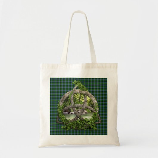 Clan Smith Tartan Celtic Trinity Tote Bag (Voorkant)