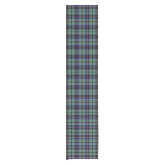 Clan Stevenson Tartan Korte Tafelloper (Voorkant)