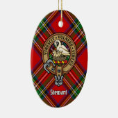Clan Stewart Crest Keramisch Ornament (Rechts)